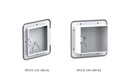 Square cable hatch Size: 151x166mm;106x121mm2
Color: white 