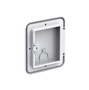 Square cable hatch Size: 151x166mm;106x121mm2
Color: white 