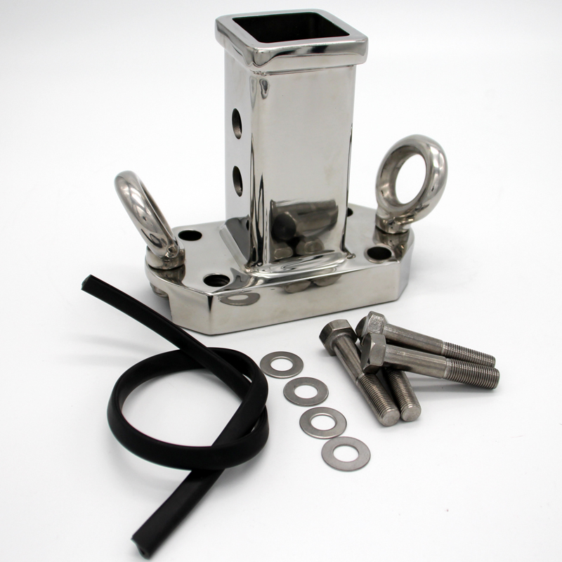 PRADO HITCH RECIEVER CHROMED