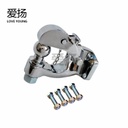 TRAILER HOOK WITH BALL CHROMED